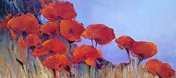 Poppy Study | 2022 | Oil on Canvas | 36 x 51 cm